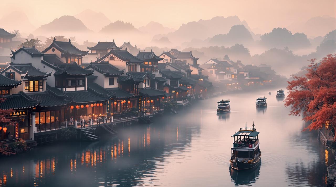 江南烟雨：水墨长卷 - 免费看大片影视内容封面图